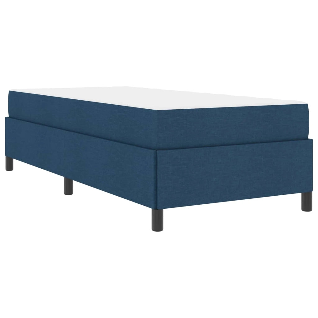 Letto a molle Blu 80 x 200 cm Tessuto