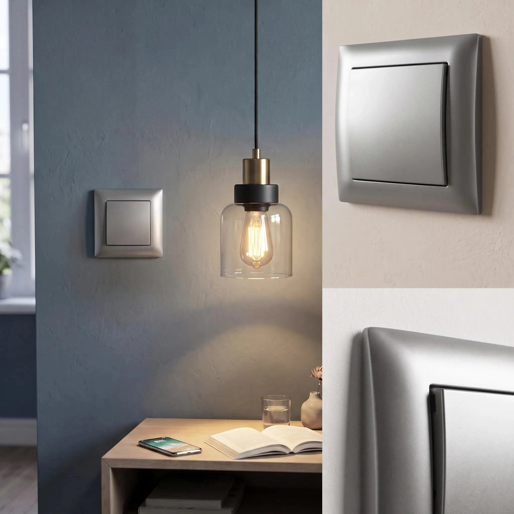 Interruttore Singolo Oste Jnh006-w Grey