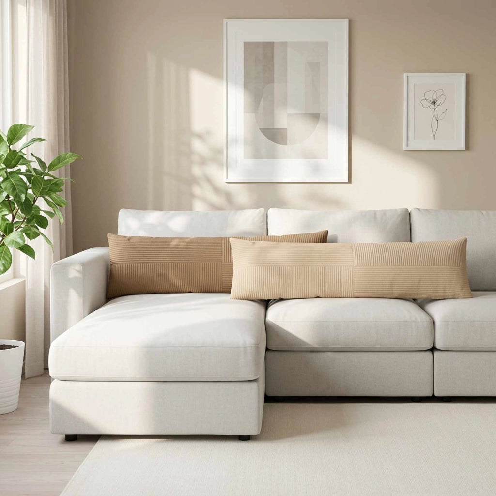 Federa ALMELO Tortora 40 x 145 cm corduroy 914315