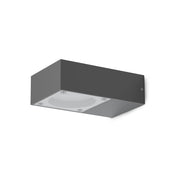Applique Sirio Finitura Nero Dimmerabile IP65 Metallo/Vetro Ideal Lux