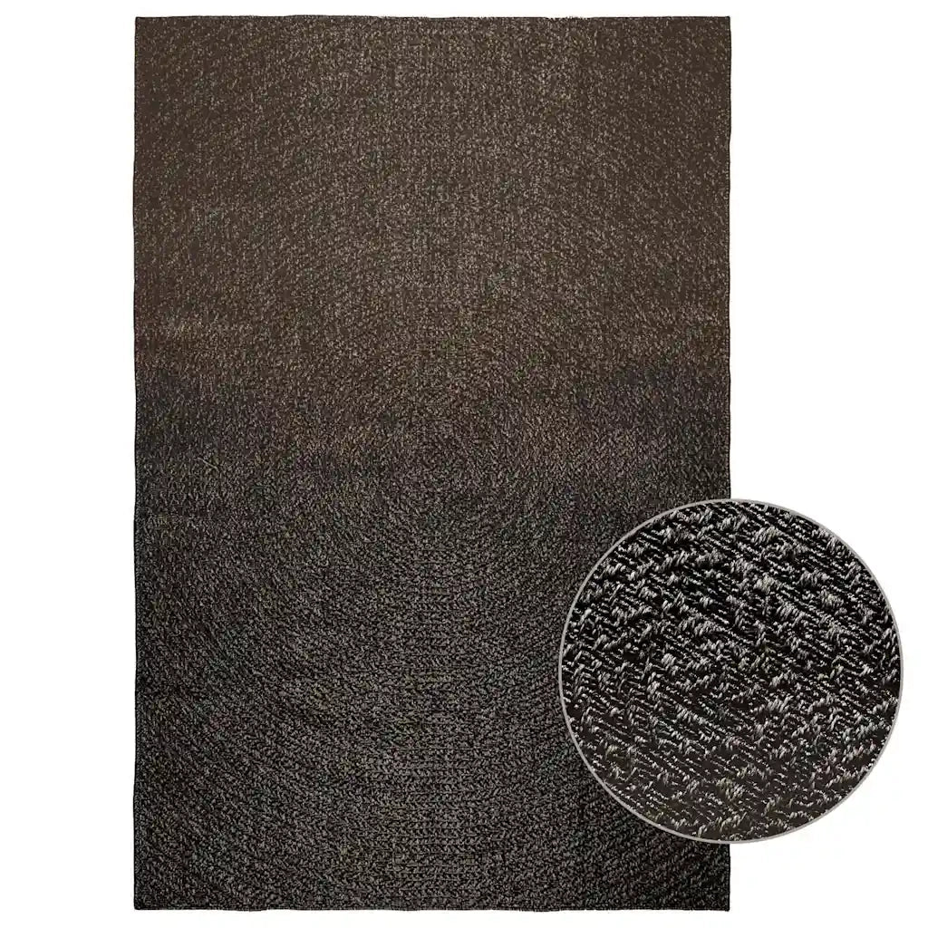 Tappeto ZIZUR Antracite 160x230 cm Aspetto Iuta Interni Esterni 4010349