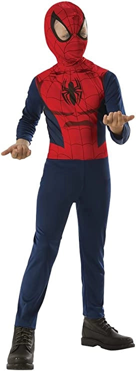 COSTUME CARNEVALE PER BAMBINO DA SPIDERMAN TAGLIA 8-10 ANNI DA 128 CM