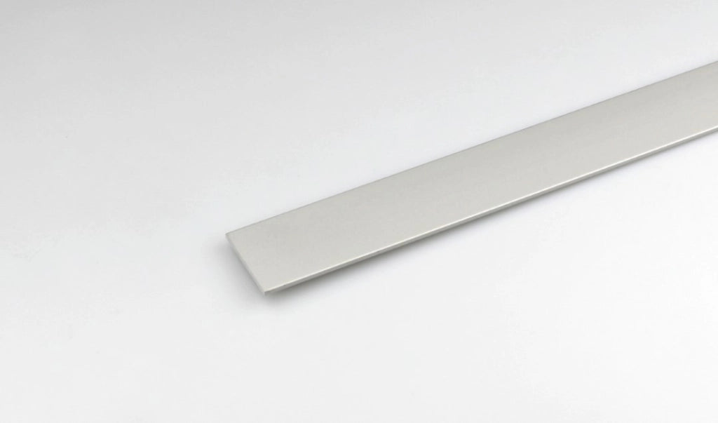 Profilo Da 1 Metro Piatto Alluminio Argento 25X2 Set 5 Pezzi - Arcansas