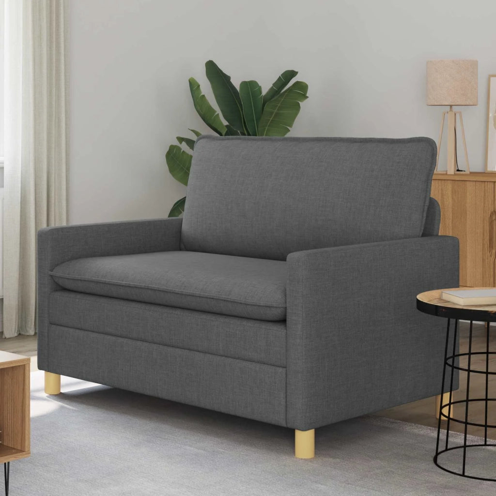 Divano Grigio Scuro Tessuto 42028790