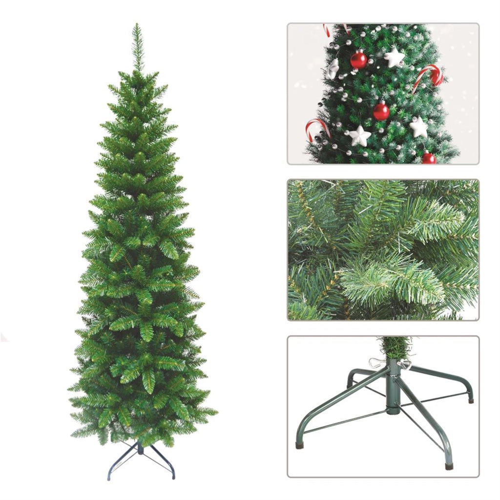MAURY'S ALBERO DI NATALE EXTRA SLIM 120 CM VERDE