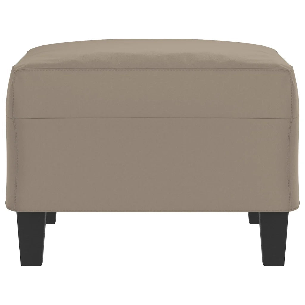 Poggiapiedi Tortora 70x55x41 cm in Tessuto Microfibra 349361