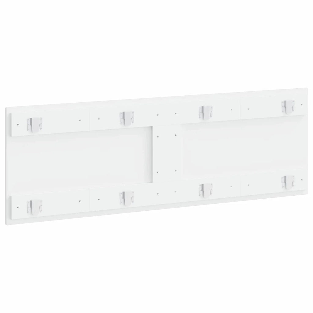 Testiera da Muro ZWOLLE Bianco Legno ingegnerizzato 896505