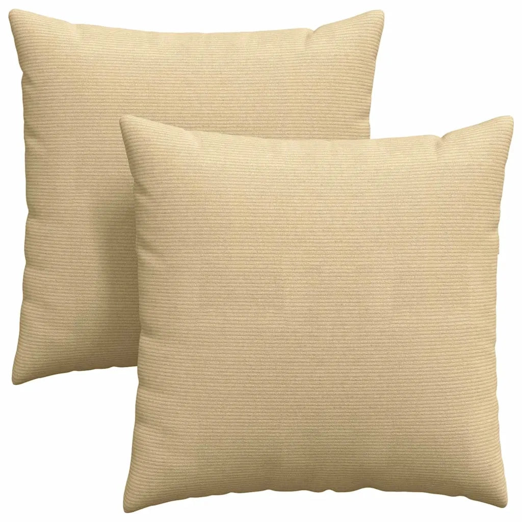 Cuscini da Divano 2 pcs Grigio Verde 80 x 80 cm 42014079