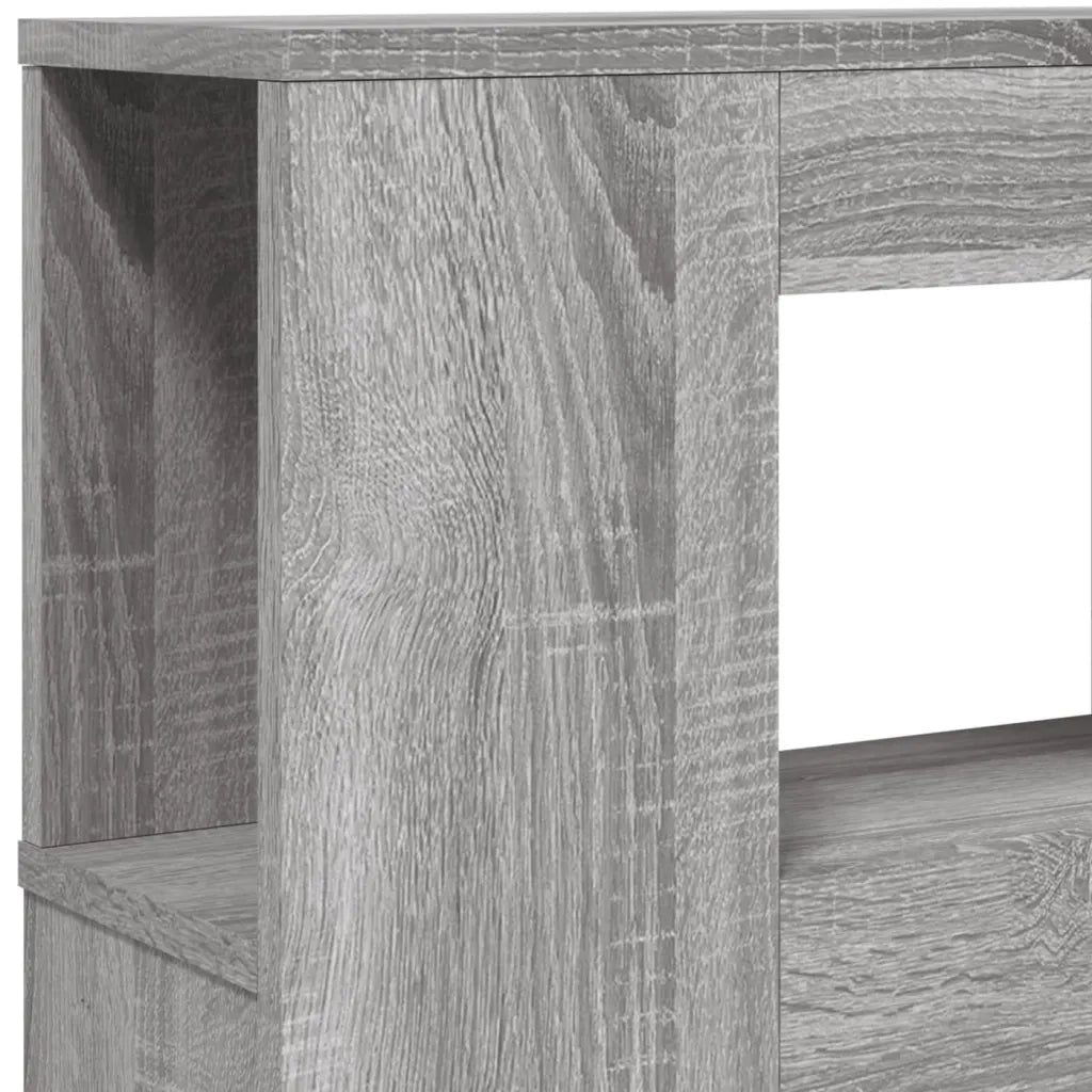 Testiera | Testata LED Grigio Sonoma 120x18,5x103,5 cm Legno Multistrato