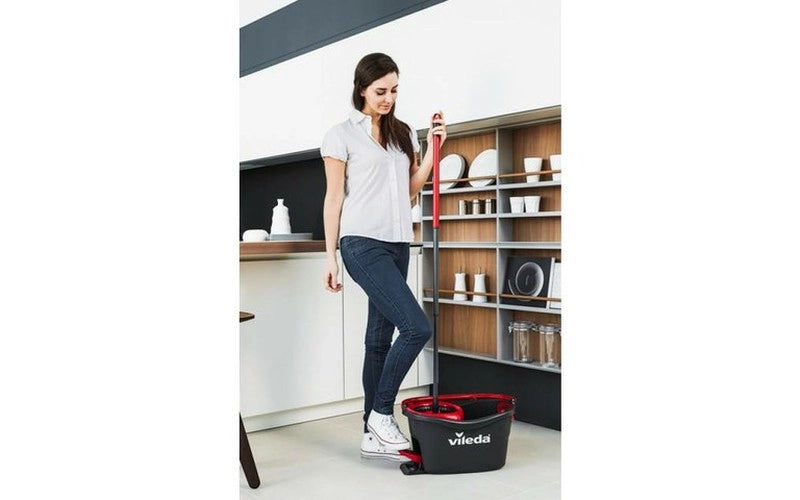 VILEDA TURBO SMART SISTEMA LAVAPAVIMENTI ROTANTE CON MANICO E SECCHIO