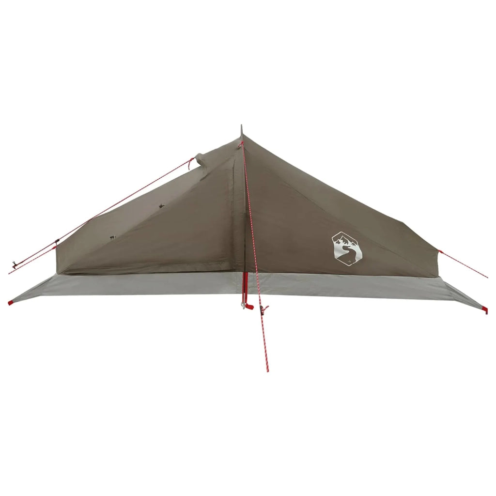 Tenda da backpacking 4 persona Marrone e Grigio 42019366