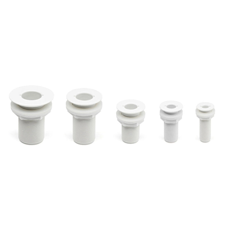 PASSASCAFO INCASSO 1"1/2 BIANCO