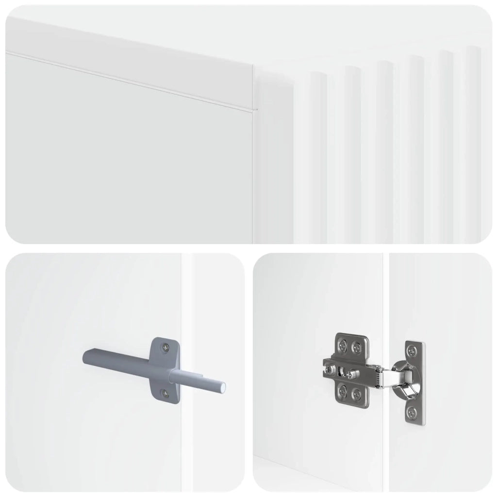 Mobile TV LED ARNHEM 153 x 35 x 43 cm Bianco 896685