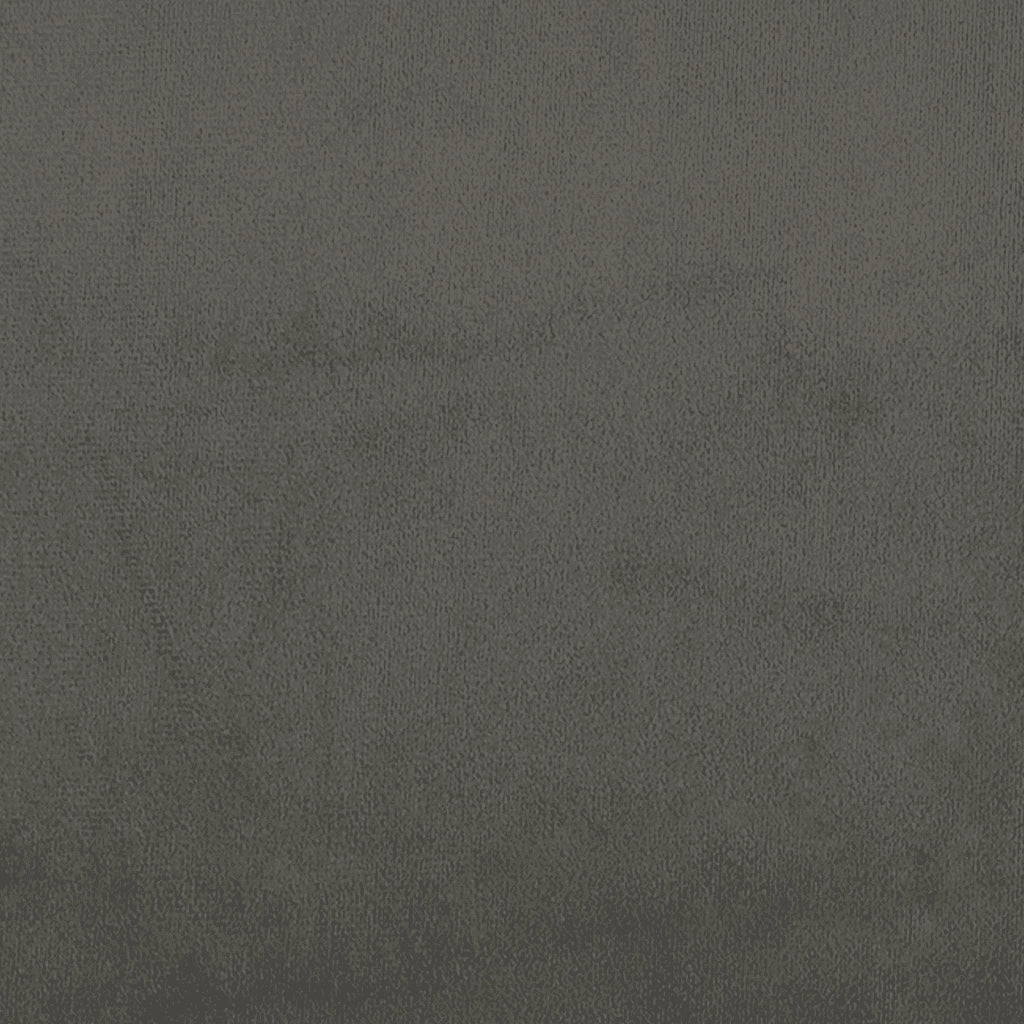 Giroletto a Molle con Materasso Grigio Scuro 160x200 cm Velluto 3141192