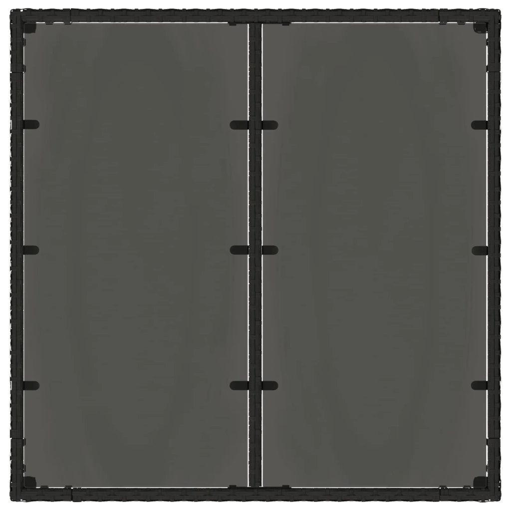 Set da pranzo per esterni 5 pz polyrattan 3422297