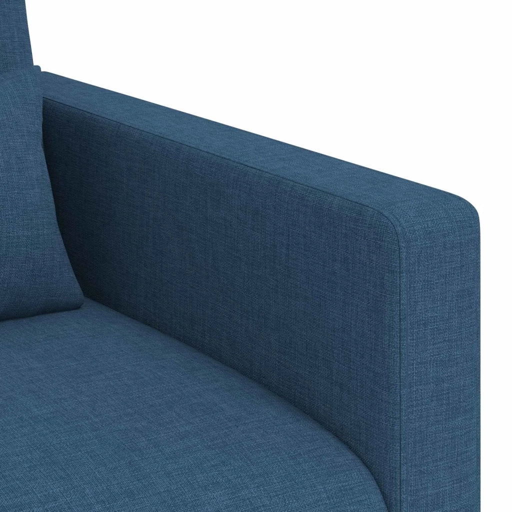 Set di divani 2 pcs Blu 198 x 78 x 80 cm Tessuto 3407587