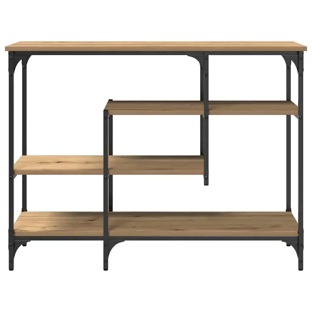 Table Console chêne artisanal 100 x 35 x 75 cm