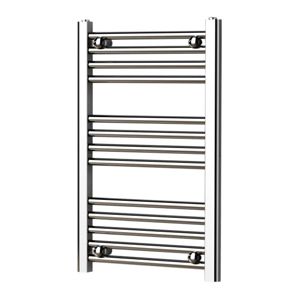 RADIATORE TERMOARREDO SCALDASALVIETTE CROMO LUCIDO CON TUBOLARI Ø25MM MODELLO ELVIA - MM 840X500 WATT 327 INT.450  - MAM