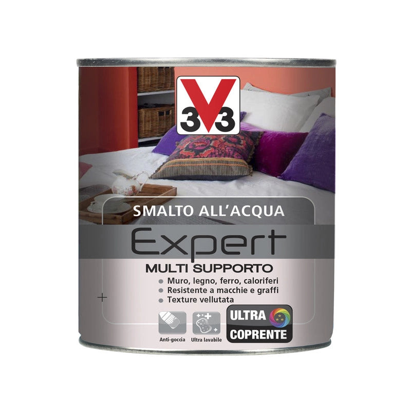 V33 SMALTO MULTISUPPORTO EXPERT NERO OPACO 0,5L