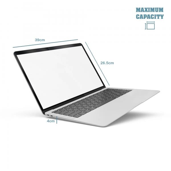 NGS BORSA PER NOTEBOOK UNIVERSALE FINO A 15,6" COLORE ROSSA E NERA - UNA TASCA E UN COMPARTIMENTO PER DOCUMENTI