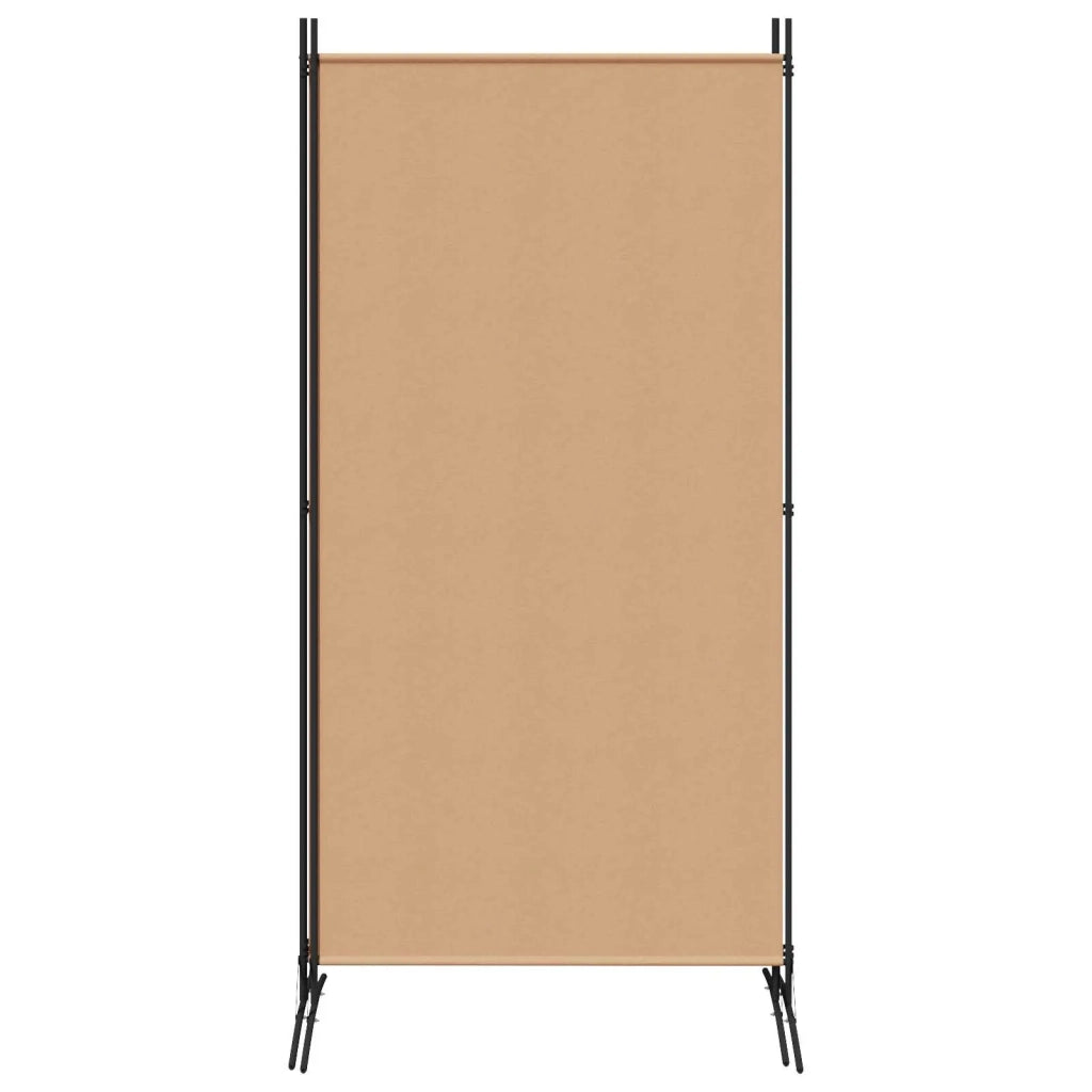 Paravento a 3 pannelli Beige 260 x 180 cm Tessuto 42039197