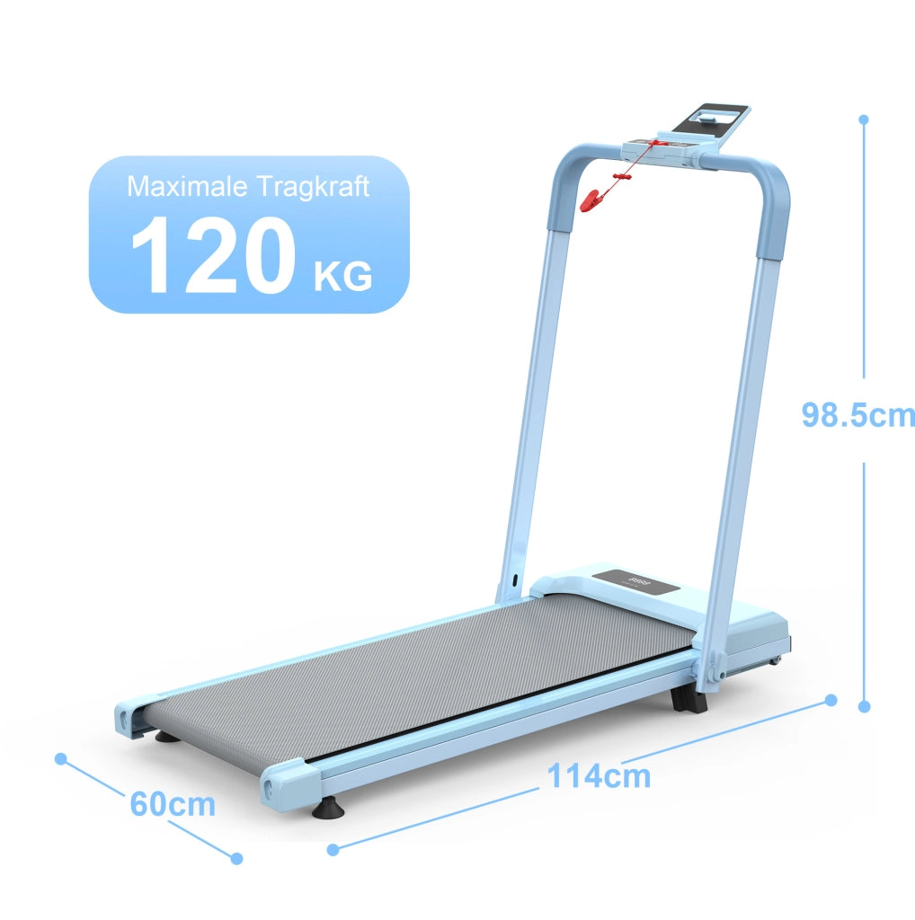 Tapis roulant pieghevole 3 in 1 con inclinazione regolabile e app