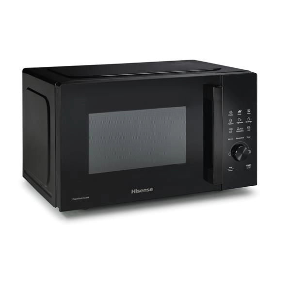 Hisense h23mobsd1h forno a microonde nero solo microonde superficie piana 23 l 800 w