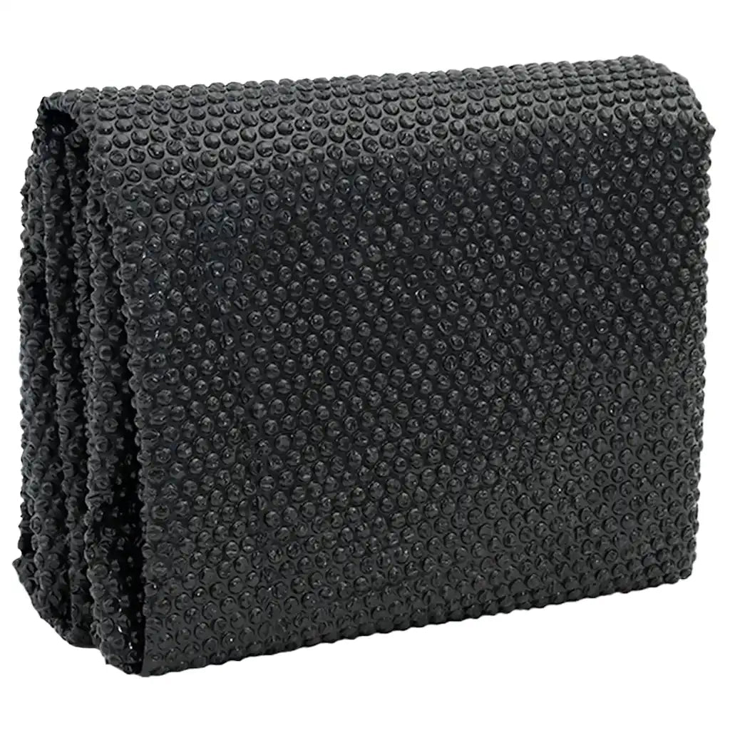 Pellicola Galleggiante Solare PE per Piscina 527 cm Nero e Blu CFW7763605