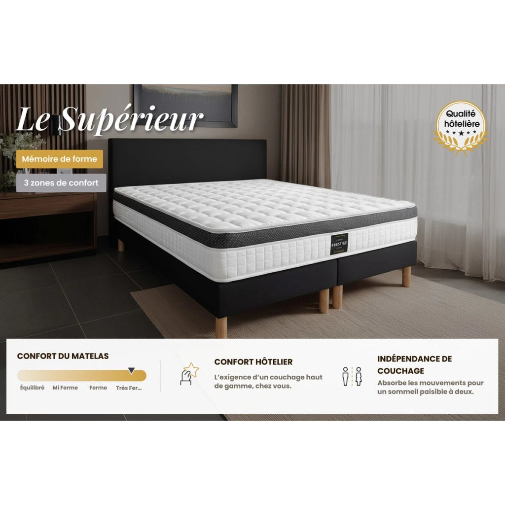 Materasso 160x200 cm Memory foam - Superior