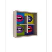 Libreria pensile Kiss 60x60x16 cm