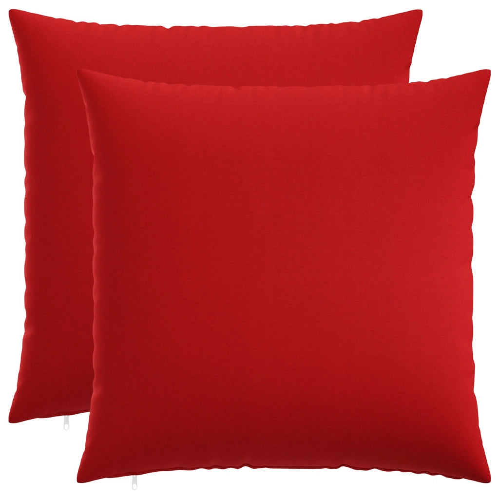 Cuscino con cuscino HEERLEN 2 pz Rosso Tessuto 928024