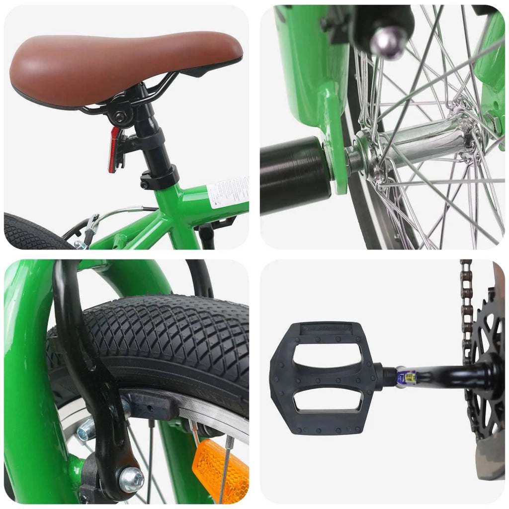 BMX 20 Pollici per oltre 9 anni Verde