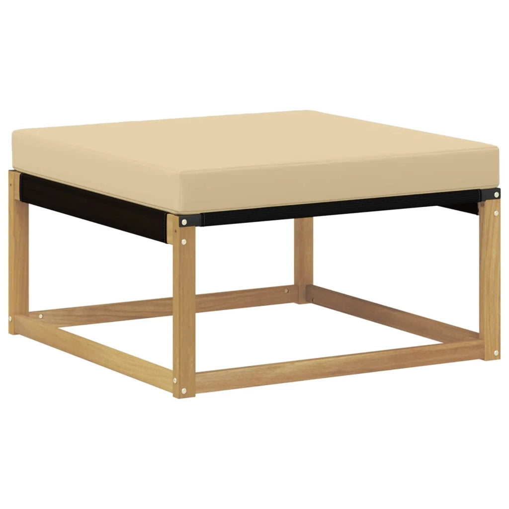 Set di divani da esterno 6 pz Bianco e Beige 3388603