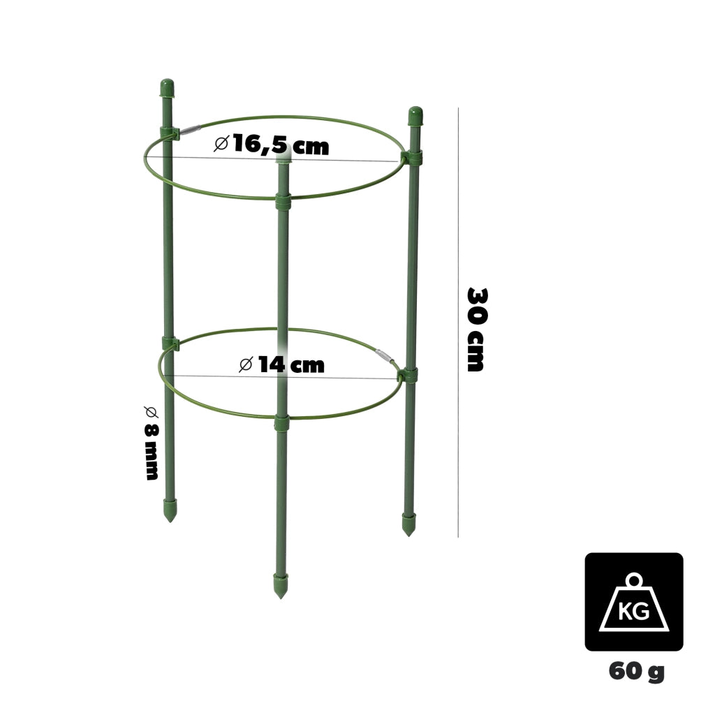 KADAX Tutore ad anello per piante, 30 cm