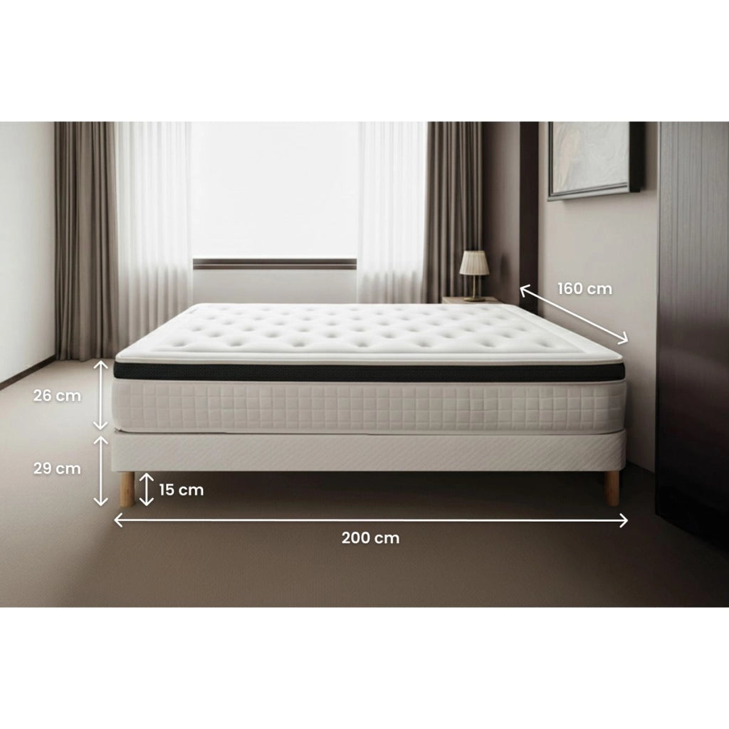 Set materasso e base 160x200 cm - Privilège