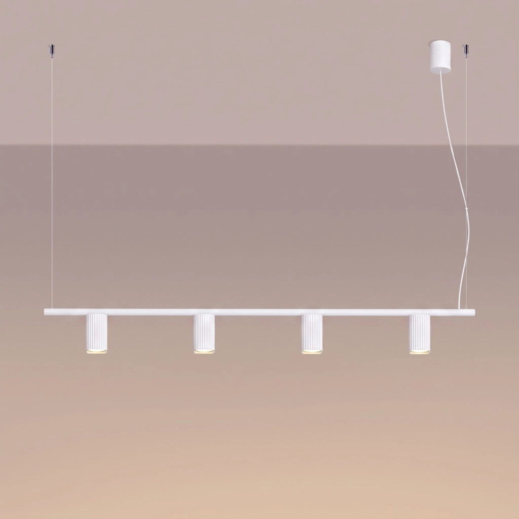 Lampadario RAYO 4 bianco