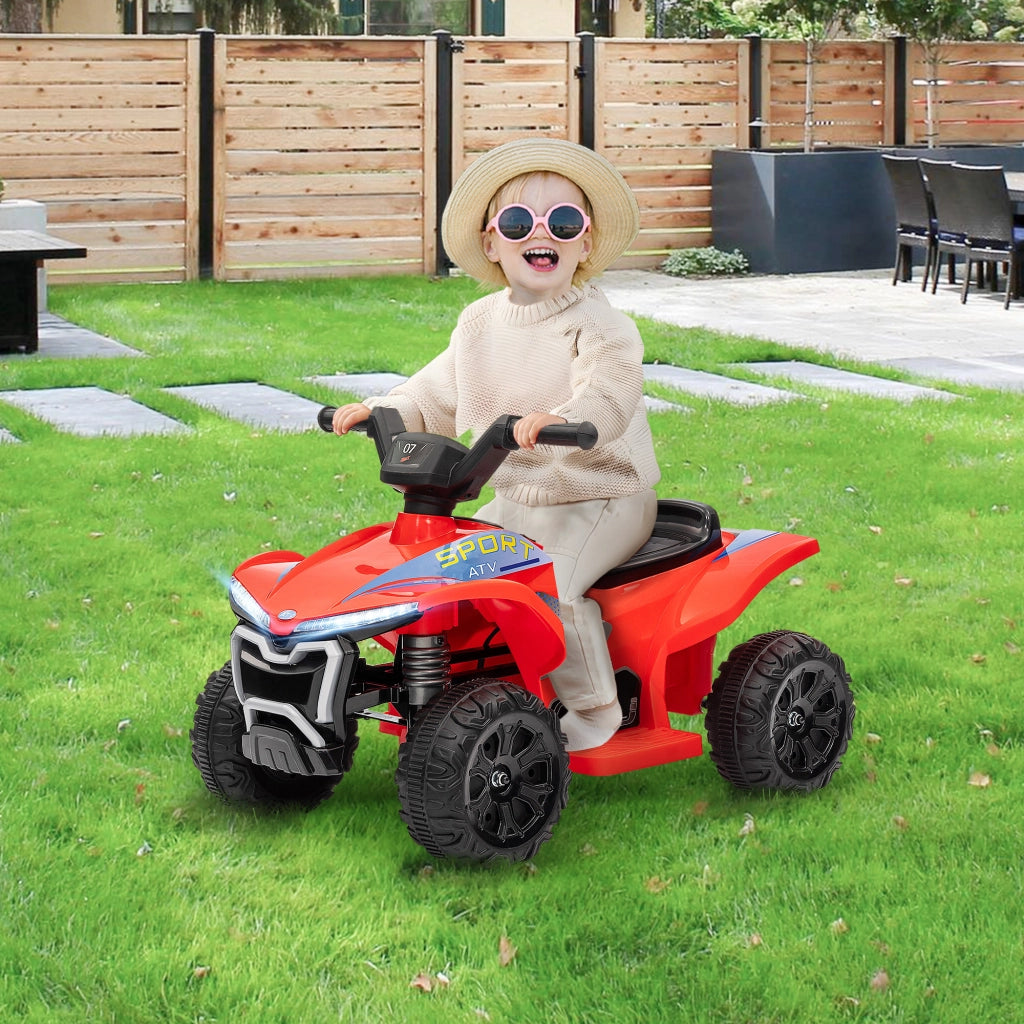 Auto Elettrica per Bambini 6V ¨C Minimal ¨C Rosso 71x40,5x45 cm