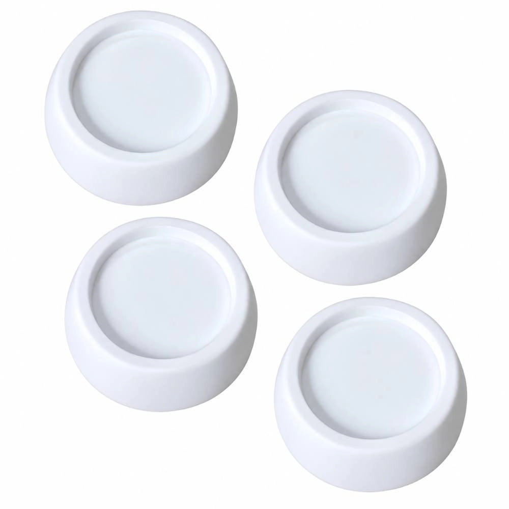 Bravo 4 piedini antivibrazione tpe assorbe urti vibrazioni lavatrice graffi usura grande elettrodomestico diametro 45mmq