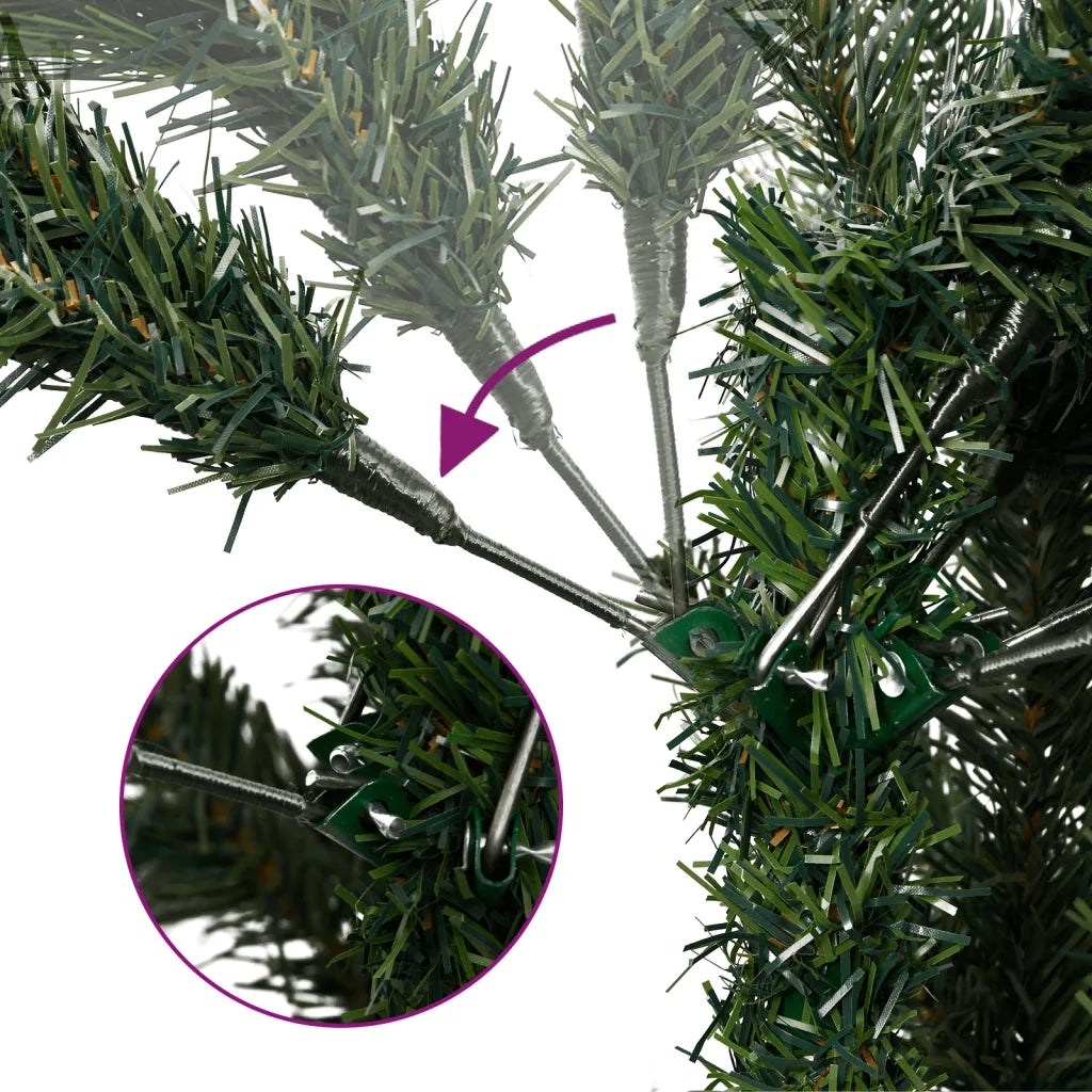 Albero di Natale | Decorazioni natalizie Artificiale Sottile con 150 LED 150 cm