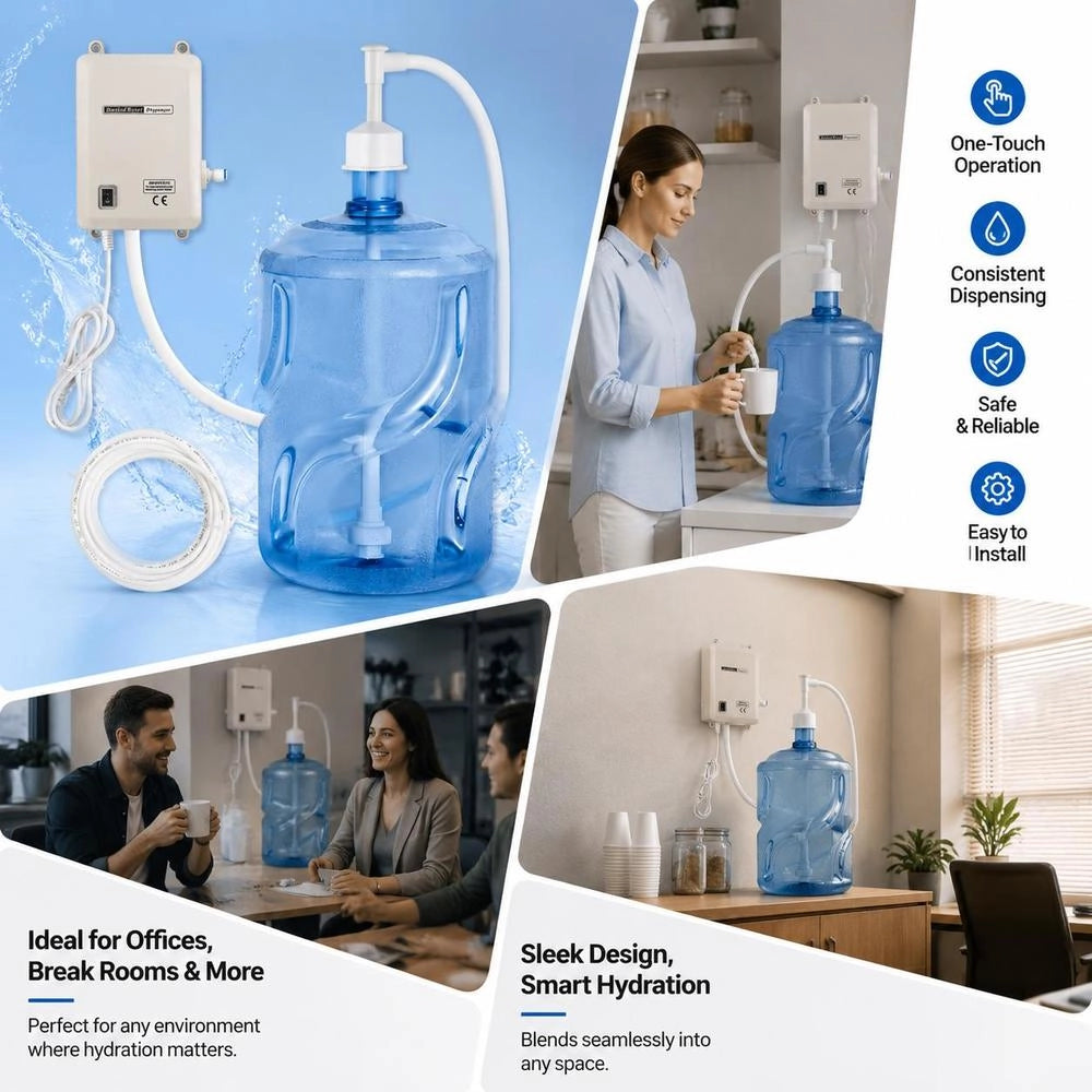 3.79 L Water Dispenser Bottled Water Dosing Pump System Replaces Bunn