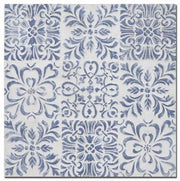 Quadro legno blu quadro cm 80x80h3