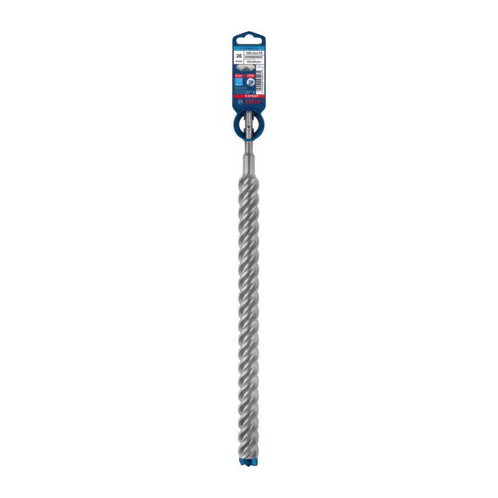 Punta SDS Plus Bosch Expert 7X Diam. 28 mm Lunghezza 400/450 mm per Calcestruzzo Armato