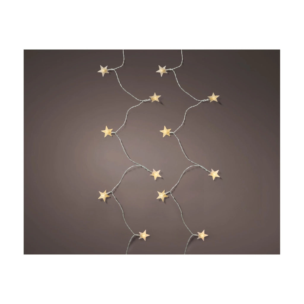 Luci Led c/stelle classic warm 460cm 8Funz OUT