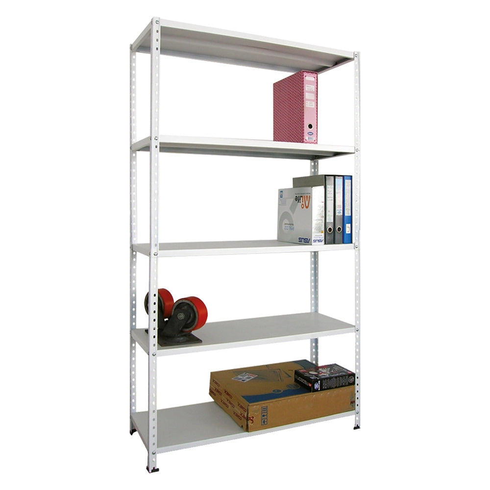 Scaffale metallico 120x40 cm grigio