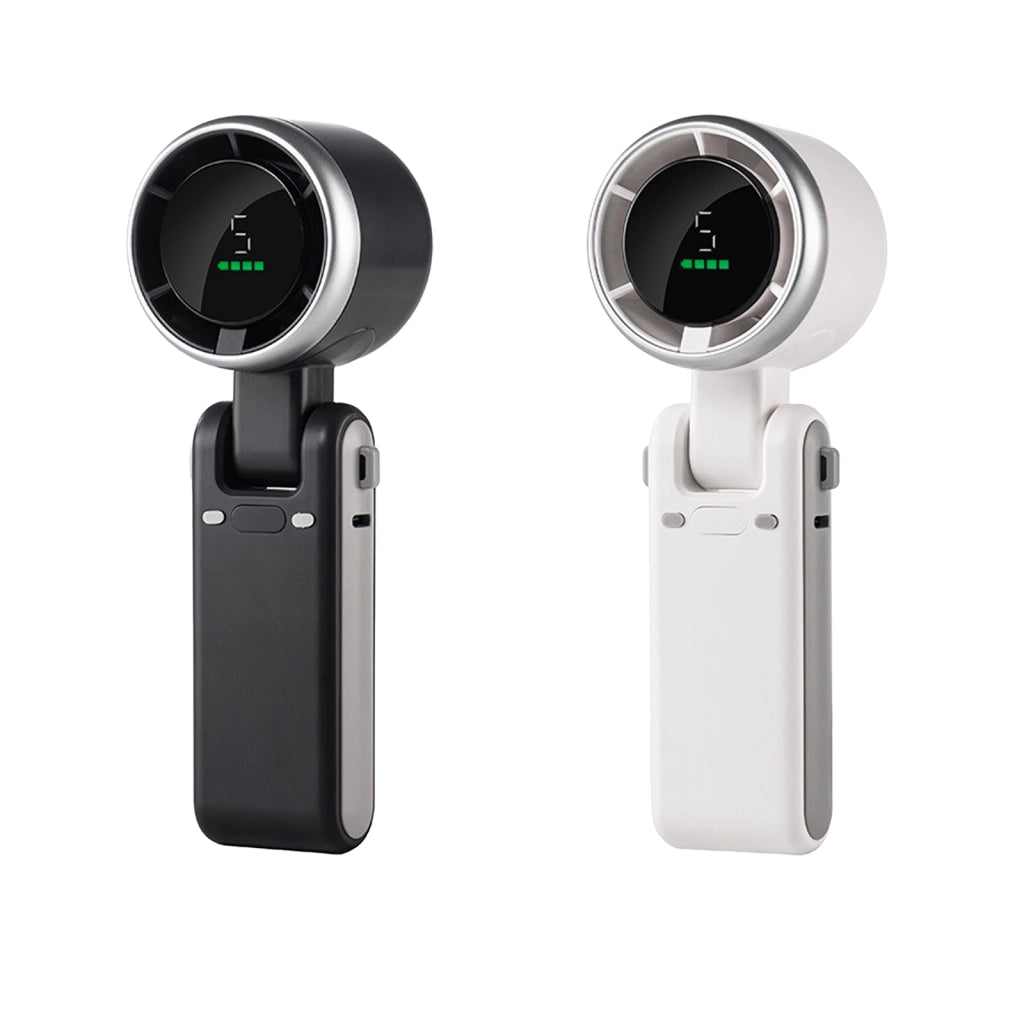 Ventilatore turbo portatile pieghevole, 5 velocità, USB-C