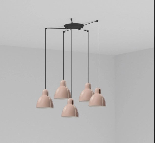 VENICE 5L, Lampada a Sospensione per Interni, Faro Barcelona Colore: Rosa