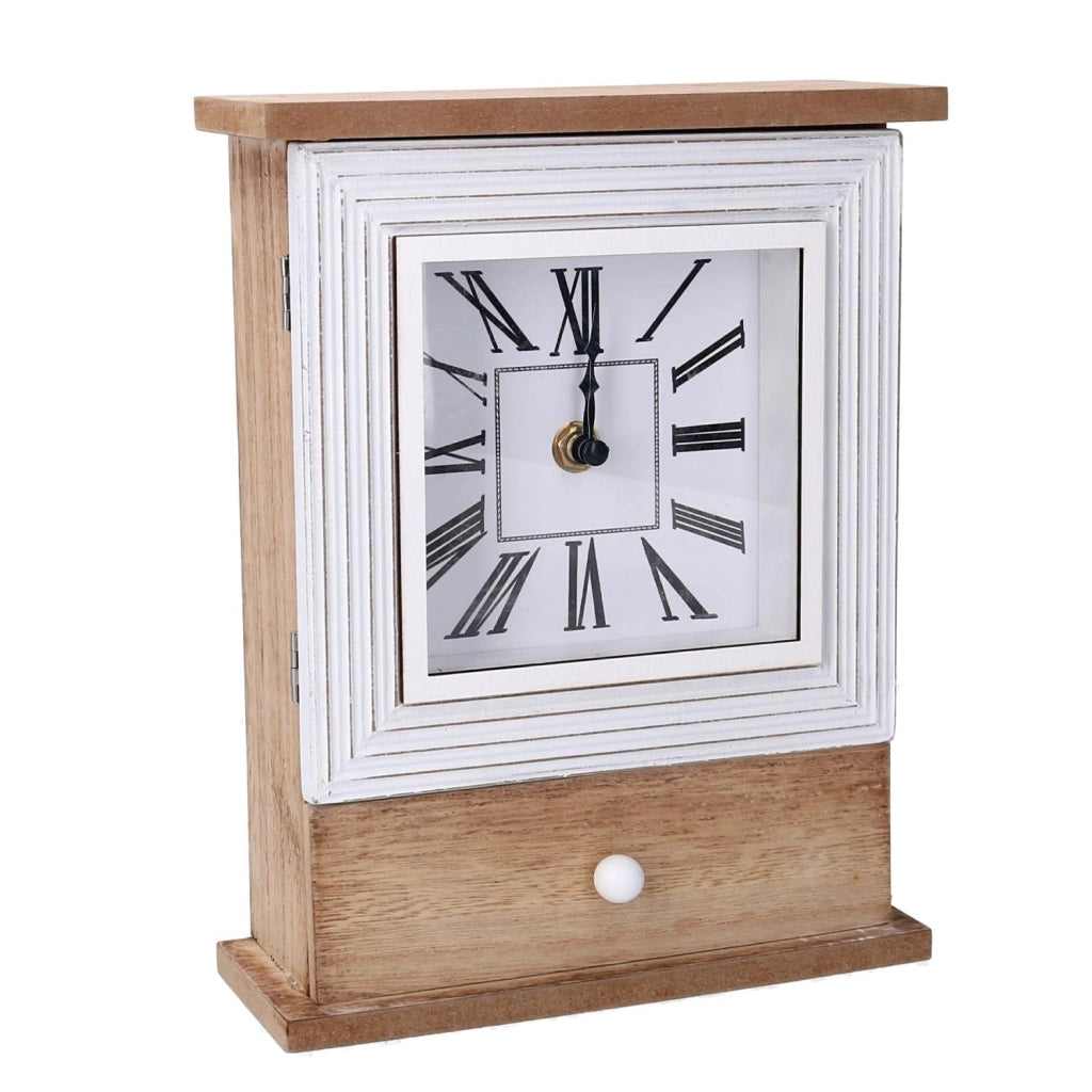 Orologio legno marrone cm 18