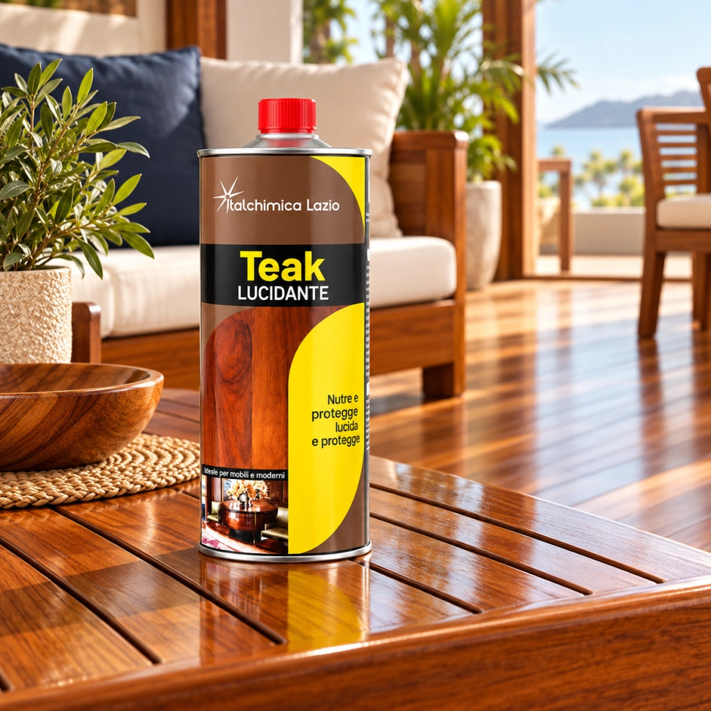 Cera Teak Lucidante Mobili E Pavimenti 1 litro