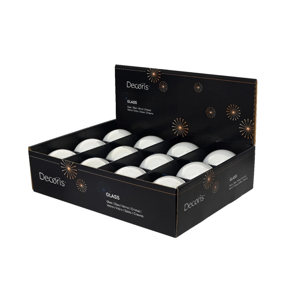 Pallina Vt lucido bianco neve d10cm