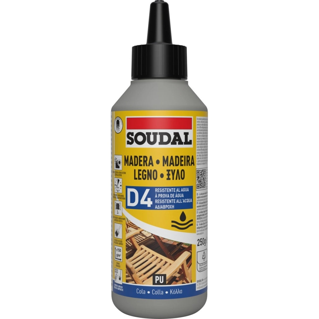 ADESIVO PER LEGNO D4 250GR AMBRA